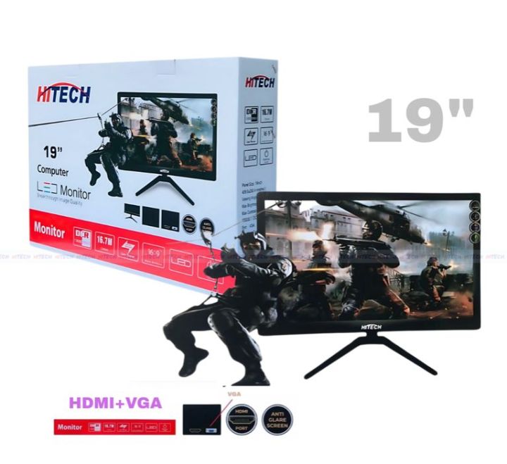 Hi-Tech%2019%20Inch%20LED%20Monitor%20With%20VGA%20&%20HDMI%20Supported%20-%20Image%203