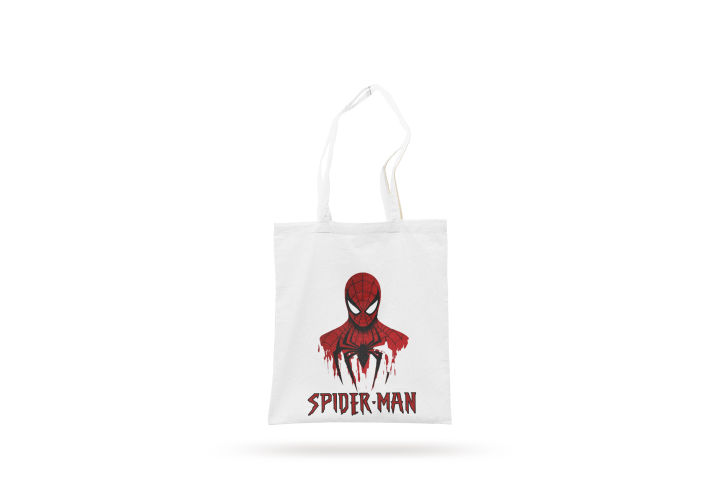 Spider%20Man%20Printed%20Cotton%20Tote%20Bag%20-%20Image%203