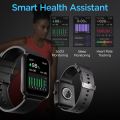 Fire-Boltt Ninja Call Pro Smart Watch Dual Chip Bluetooth Calling, 1.69" HD Display, AI Voice Assistance with 100 Sports Modes, with SpO2 & Heart Rate Monitoring (Black). 