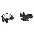42Pcs Golf Shoe Spikes Pins Non-Slip Turn Fast Twist Screw Spike Accessories Golf Supplies Black + White. 