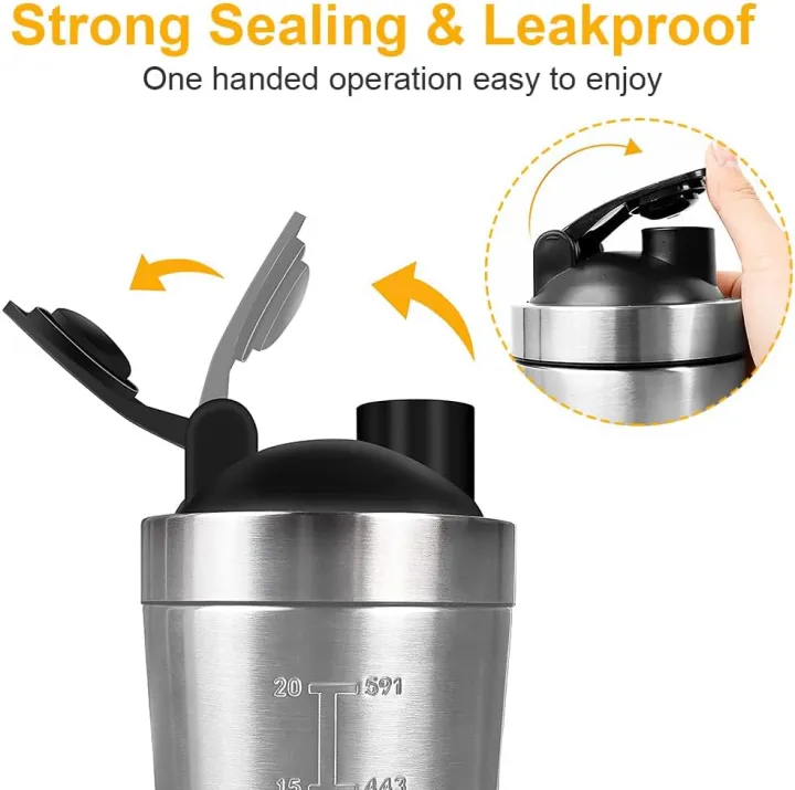 26%20OZ%20Stainless%20Steel%20Shaker%20Bottle%20with%20Storage%20Compartment%20%20Steel%20Protein%20Shaker%20%20Compartment%20-%20Image%204