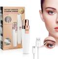 2 In 1 Battery Operated Eyebrow and Facial Hair Remover. 