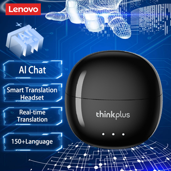 2025 New New Lenovo LP2 Pro LP2 Pro AI TWS Bluetooth V5.4 Earphones Multi-language Translation Work Headphones HIFI Stereo Sound Earbuds