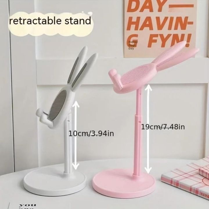 Table%20Support%20Rabbit%20Bunny%20Phone%20Holder%20Lazy%20Bracket%20Adjustable%20Telescopic%20Lifting%20Phone%20Holder%20Pink%20Multi-angle%20Desktop%20Mobile%20Phone%20Bracket%20Desktop%20-%20Image%204