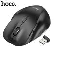 Hoco GM24 Wireless Mouse Dual Mode Bluetooth 2.4gHz USB Side Buttons Wireless Mouse. 