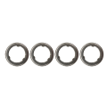 ARELENE 4PCS Car Engine Fuel Injector Gasket Fuel Injector Sealing Ring 13537577649 for N55 N20 Engine Accessories. 