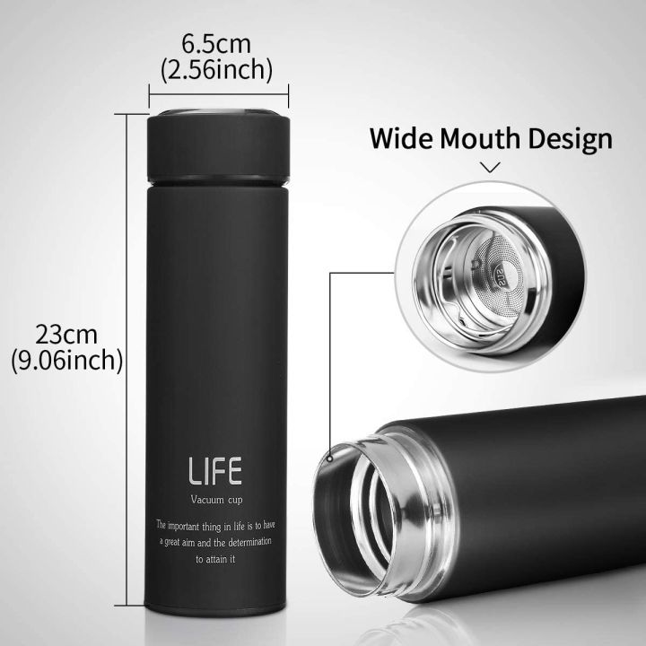Insulated Stainless Steel Water Vacuum Bottle-500ml