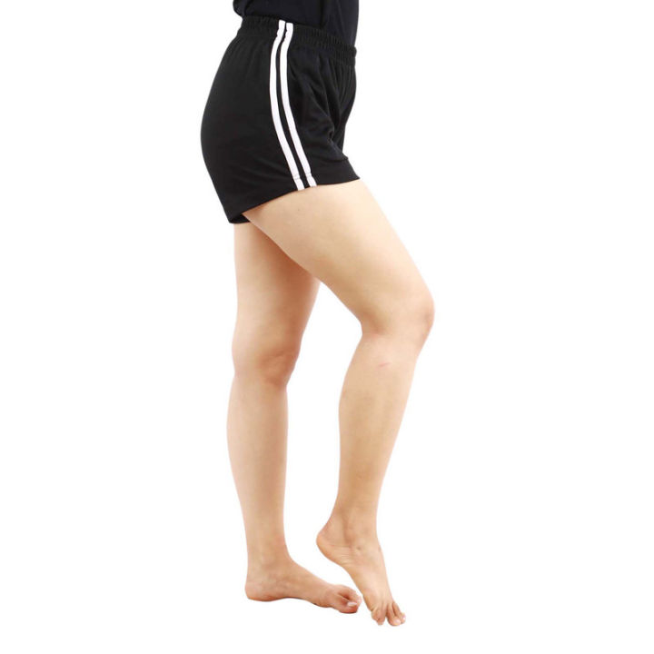 Black%20Cotton%20Ture%20Body%20Embroidred%20Shorts%20For%20Women%20-%20Image%204