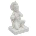 White Hanuman Statue For Dashboard. 