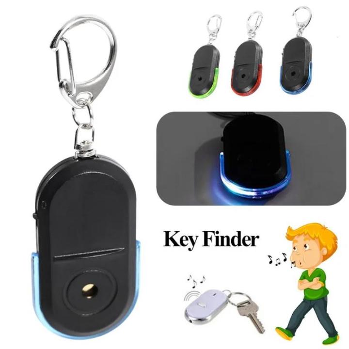Mini Key Chain Beep 2025 NEW LED flashlight with remote control sound key chain loss ...