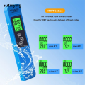 Sutuiying 2pcs TDS PH Meter Digital Water Tester 0.01ph High Accuracy Portable PH Meter 0-9990ppm Temperature TEMP PPM Tester. 