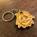 2D - GorillaZ - Band - All Natural Nepali/Nepalese Wood/Wooden Keyring/Keychain/Key Holder. 