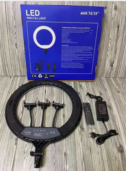 YQ-460B%2046CM%2018%20Inch%20Dimming%20Studio%20Ring%20Light%20Led%20Make%20Up%20Selfie%20Lamp%20With%20Tripod%20Holder%20-%20Image%203