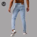 Wraon Light Blue Stretchable Premium Choose Jeans For Men -Fashion | Pants For Men | Jeans | Men'S Wear. 