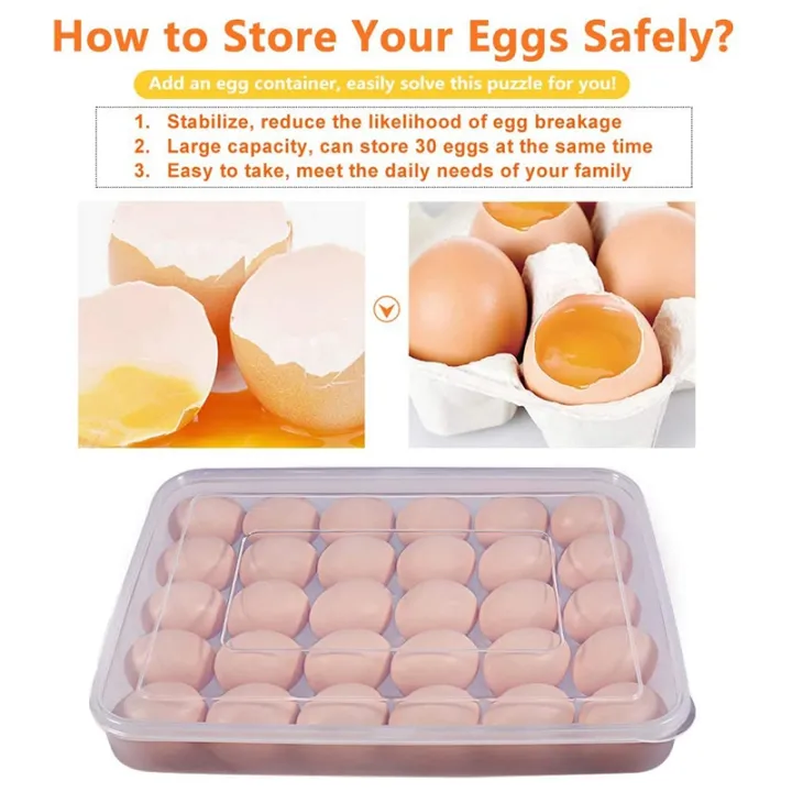 NAMUNY%20Egg%20Container,%20Refrigerator%20Deviled%20Egg%20Tray%20Carrier%20with%20Lid%20for%2060%20Eggs%20-%20Plastic%20Fridge%20Stackable%20Portable%202%20Pack%20-%20Image%202