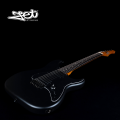 Jet Guitars JS 400 MBK R HH Roasted Maple Gold Hardware Black w/ Gigbag. 