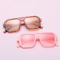 Retro Fashionable Children's Sunglasses UV Protection Korean Style Square Frame Sun Glasses Outdoor Summer Accessories Baby Shades for Boys and Girls. 