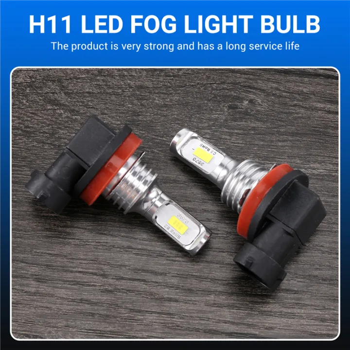 Super%20Bright%20H8%20H9%20H11%20LED%20Headlight%20Bulb%20Kit%20HIGH/LOW%20Beam%20-%20Image%202