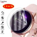 Jianshop 2PCS Screen Protector For Samsung Galaxy watch active 2 44mm 40mm Bargain price 3D HD Ultra-thin Full Protective film watchband Accessories 44. 
