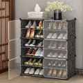 12 Cube Stackable Shoe Rack Storage Cabinet. 