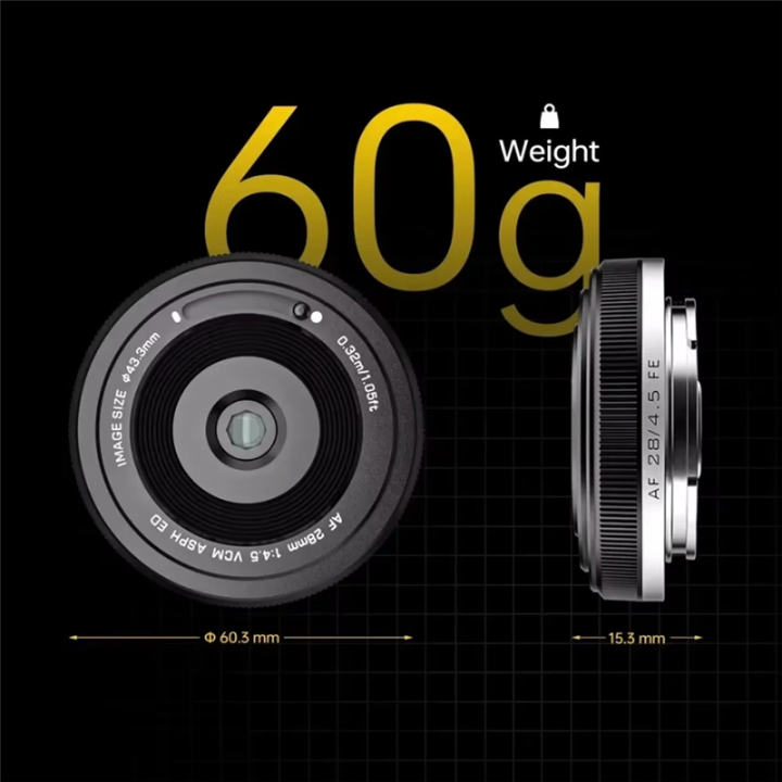 28mm%20F4.5%20Full-Frame%20Fixed%20Focus%20Pancake%20Lens%20FE%20Micro-Single%20Camera%20Autofocus%20-%20Image%202