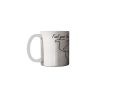 Travel Line Art Ceramic Mug | "Your Next Adventure" World Map Printed | Coffee Cup. 