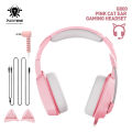 Plextone G800 II Gaming Headset With Mic, Extra Bass Lightweight Gear w/ Rotating Mic Headset. 