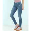 LEVI'S 710 Super Skinny Mid Rise Blue Jeans For Women 21325-0128. 