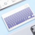 Fashion 10 Inch Bluetooth Keyboard Rechargeable Slim Design Wireless Keyboard Lightweight Universal Portable Keyboard Notebook. 