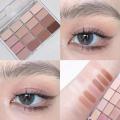 16 Color Korean Eyeshadow Palette Matte Pearlescent Low Brown Saturation Makeup Pink Saturation Eye Color Shadow Low Earth A7U1. 