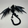 Movable Jointed Dragon Statue Multiple Pairs of Wings 3D Printed Flying Dragon Colored Eyes Simulation 3D Printed Dragon Toys 4 Sizes Flexible 3D Articulated Flying Dragon Kid Gift. 