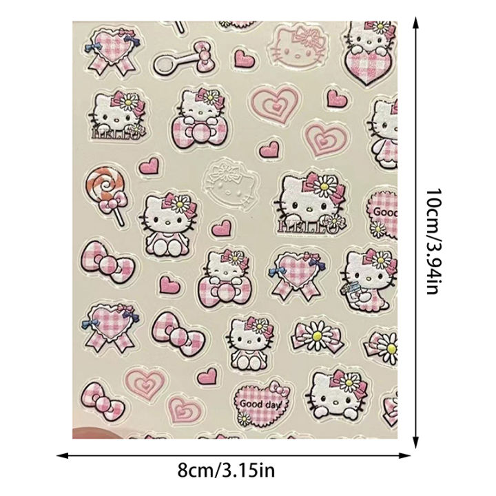 1PCS%203D%20Hello%20Kitty%20Cartoon%20Stickers%20Nail%20Art%20Decoration%20Sanrio%20Anime%20Nail%20Supplies%20Kulomi%20Melody%20Nail%20Stickers%20Press%20On%20Nails%20Yao%20Store%20-%20Image%204