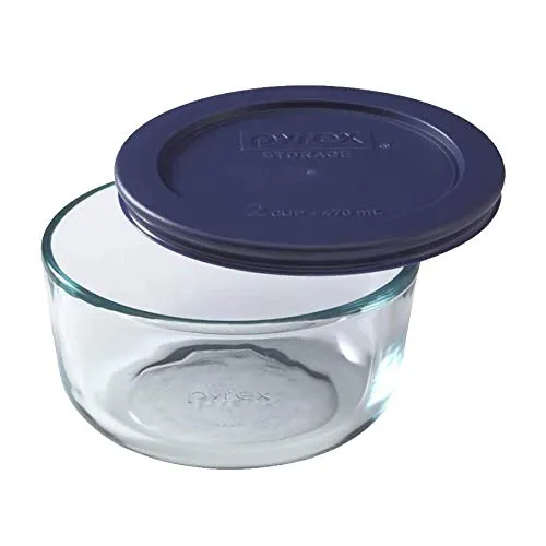 Pyrex Glass 473ml Simply Storage Round Airtight Food Container with ...