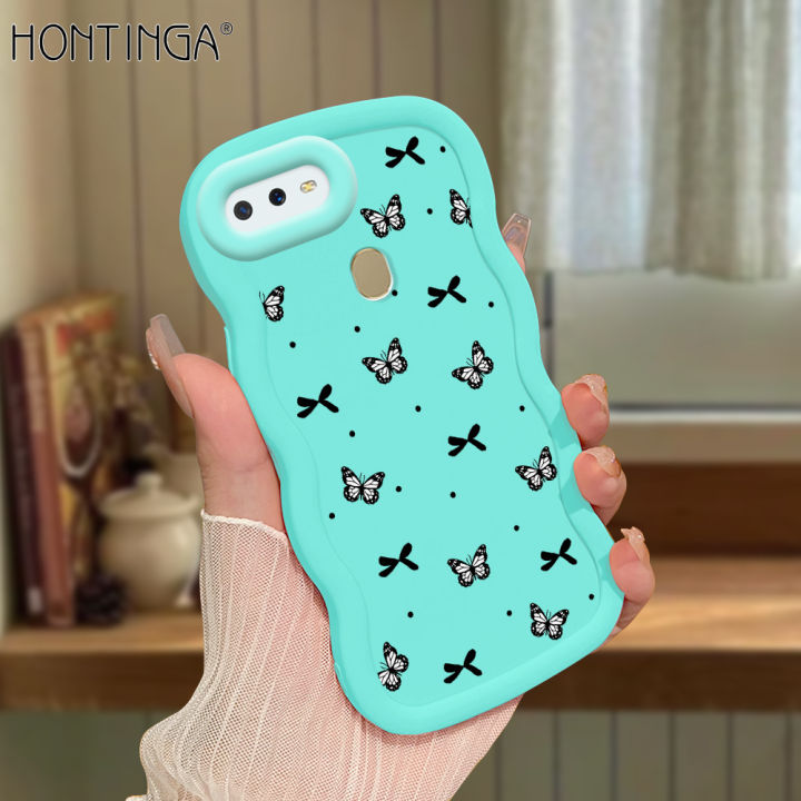 Hontinga%20for%20OPPO%20A5S%20A7%20A12%20A12S%20Back%20Cover%20Small%20Black%20Butterfly%20Pattern%20Luxury%20Soft%20Silicone%20Macaron%20Wave%20Mobile%20Case%20-%20Image%202