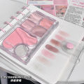 Gege bear light and shadow comprehensive eyeshadow palette matte pearlescent tender pink studio blush contour palette cross-border. 