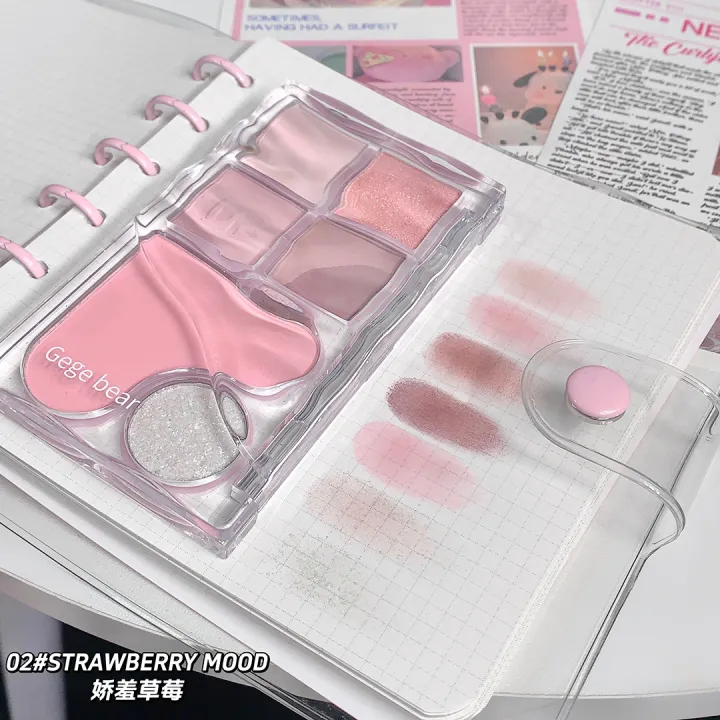 Gege%20bear%20light%20and%20shadow%20comprehensive%20eyeshadow%20palette%20matte%20pearlescent%20tender%20pink%20studio%20blush%20contour%20palette%20cross-border%20-%20Image%203