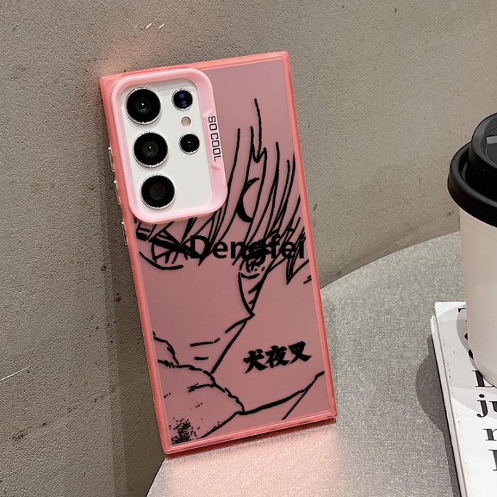 NEW%20Dengfei%20New%20style%20Inuyasha%20Japanese%20Anime%20Phone%20Case%20For%20Samsung%20S24%20S23%20S22%20S21%20Note%20S20%20FE%20Ultra%20Plus%20Colored%20Silver%20Plated%20Inside%20Cover%20-%20Image%207