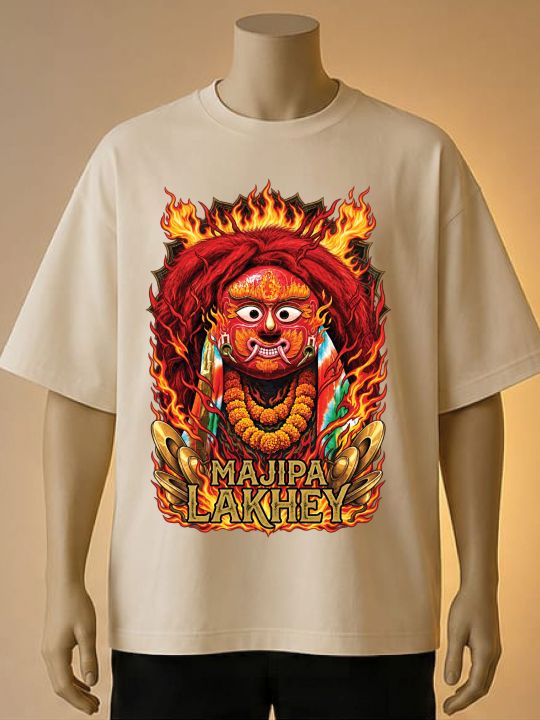 Majipa%20Lakhey%20Traditional%20Cultural%20Printed%20T-Shirt%20%E2%80%93%20Brown,%20Black,%20Cream%20-%20Image%203