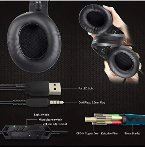 ONIKUMA%20K9%20RGB%20Colore%20Stereo%20Gaming%20Headset%20for%20PC,%20Consoles%20and%20Mobiles%20with%20LED%20Light%20(Black)%20-%20Image%204