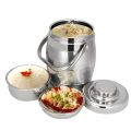 Hand Carry Stainless Steel Hot Case Tiffin Lunch Box 2.2 Ltr. 