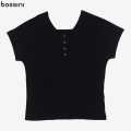 Bossini Ladies T-Shirts Short Sleeve round Neck Cotton Blend Comfortable Fit Casual Top 002000131. 