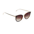 Brown Frame Semi Circle Design Sunglasses For Women. 