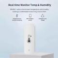 Tuya Smart Temperature And Humidity Sensor WiFi APP Remote Monitor For Smart Home var SmartLife WorkWith Alexa Google Assistant. 