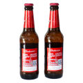Budwiser Beer - 330 ml ( Pack of 2 ). 