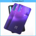 For Huawei Nova 5T Back Cover 3D Glass Panel Rear Door Glass Housing Case With Lens Adhesive Replace. 