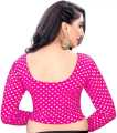 Pink Readymade Stretchable Blouse 28 to 48 Size Cotton Lycra for Women. 