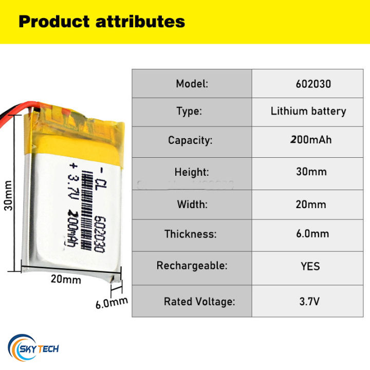 Mini%20Lipo%20Rechargeable%20Lithium%20Battery%20200mAh%203.7V%20for%20Bluetooth%20MP3,%20Headphone,%20Card%20Audio%20Recorder%20Li-ion%20Cell%20Batteries%20-%20Image%204