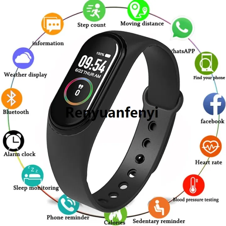 Jinnikaiji8/B57S%20IWO%203/4%20VK%20Xiaomi%20Mi%20Band%20Mi/Huawei%20P%20for%20Apple/Xiao%20Renyuan%20New%20Smart%20Watch%20Men's/Women's/Kids%202025%E6%96%B0%E5%93%81%20Smart%20Watch%20Reloj%20Step%20HR%20Montre%20High%20Quality%20Connectivity%20Adaptation%20-%20Image%202