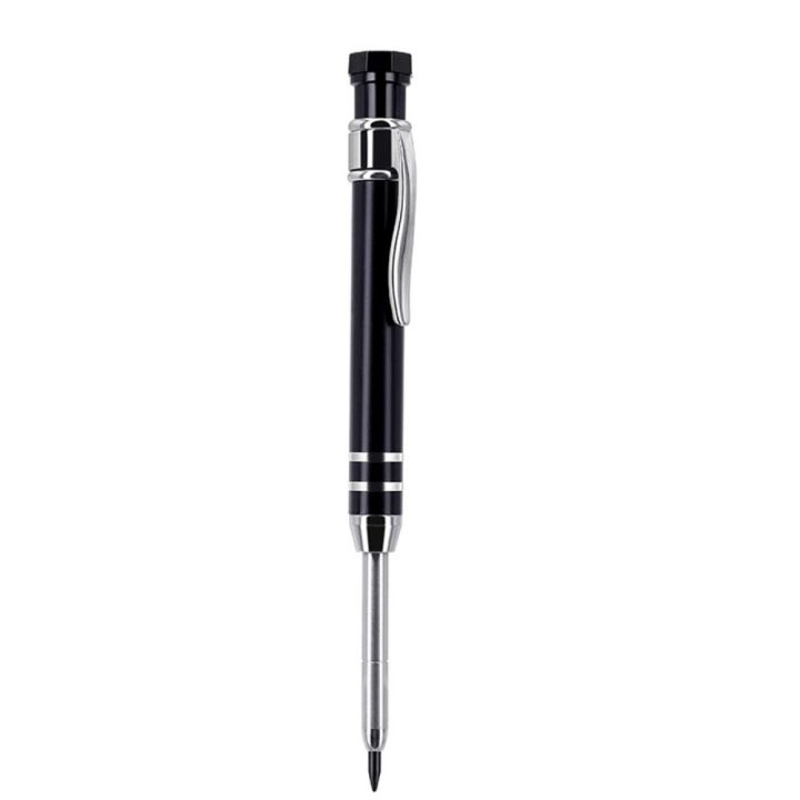 New%202.8mm%20Mechanical%20Pencil%20Deep%20Hole%20Marking%20Long%20Head%20Solid%20Carpenter%20Pencil%20Built-in%20Sharpener%20Metal%20Woodworking%20Marking%20Tool%20Woodworking%20Construction%20-%20Image%209