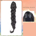 Sutuiying Synthetic Fashion New Chinese Style Long Curly Hair High 【2025 Version】 Ponytail Grabber Twist Braid Natural Artificial Hair. 